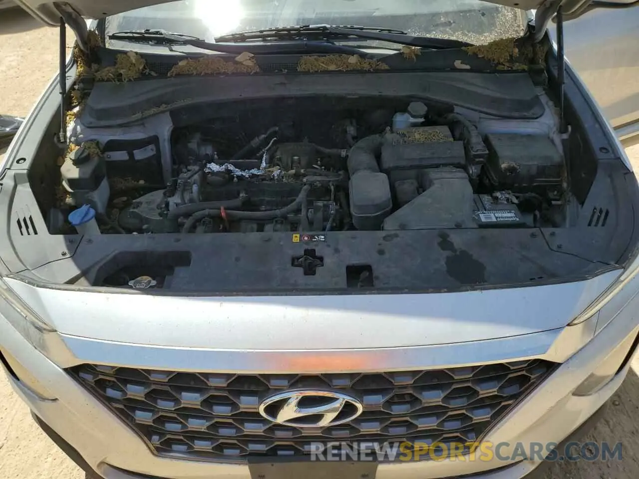 11 fotografías del automóvil dañado 5NMS2CAD8KH102705 HYUNDAI SANTA FE 2019