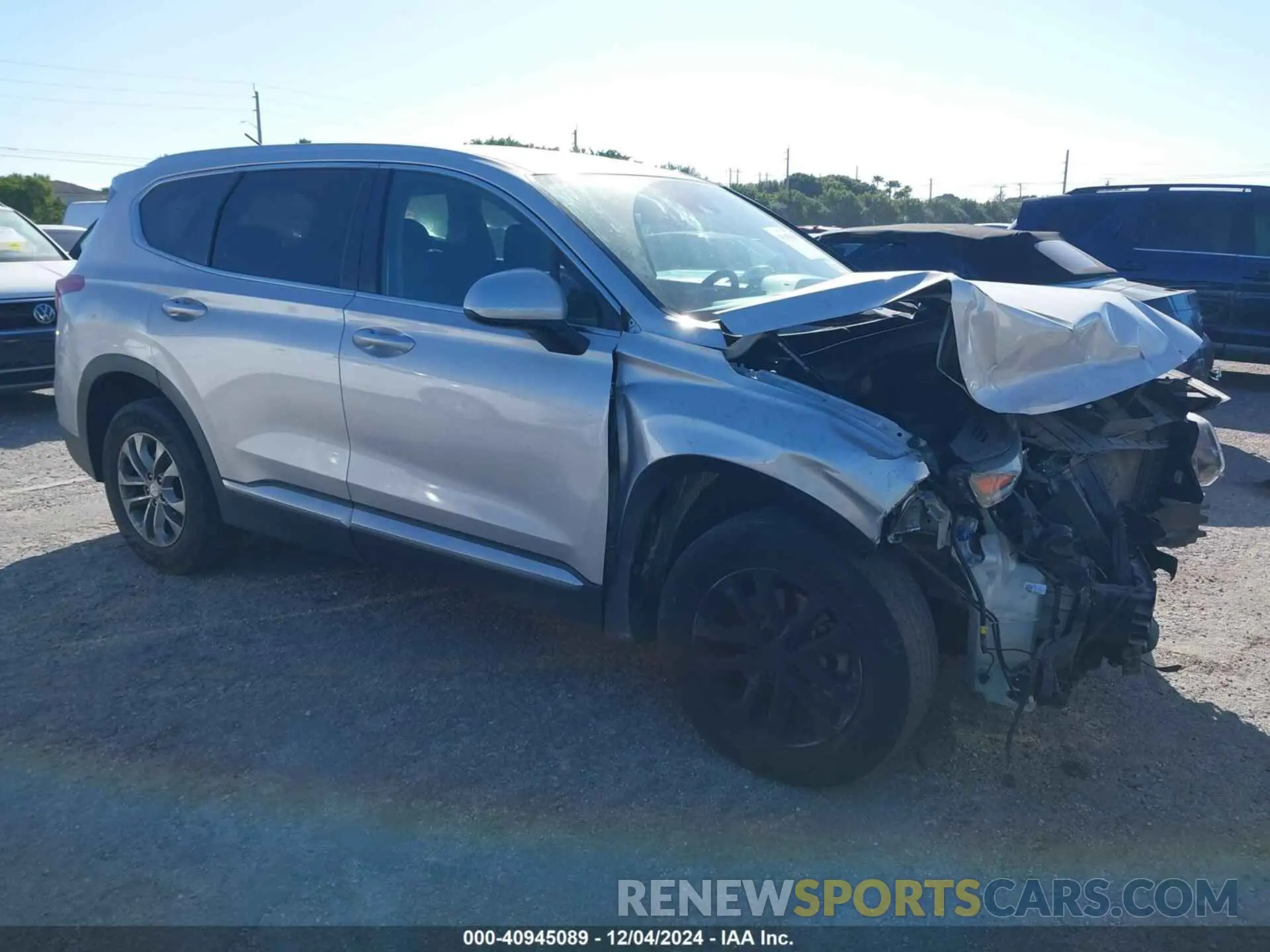 1 fotografías del automóvil dañado 5NMS2CAD8KH109122 HYUNDAI SANTA FE 2019