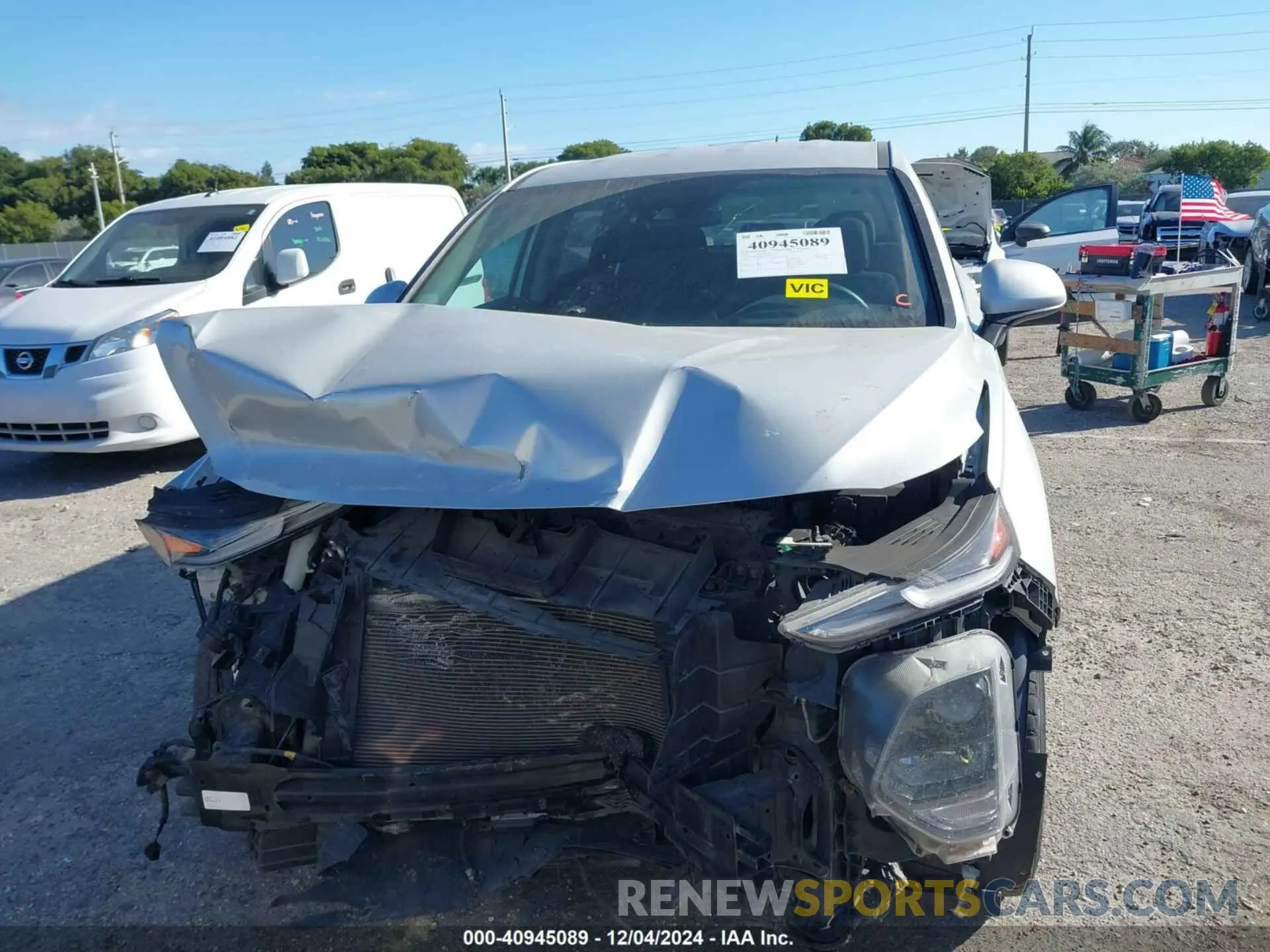 6 fotografías del automóvil dañado 5NMS2CAD8KH109122 HYUNDAI SANTA FE 2019