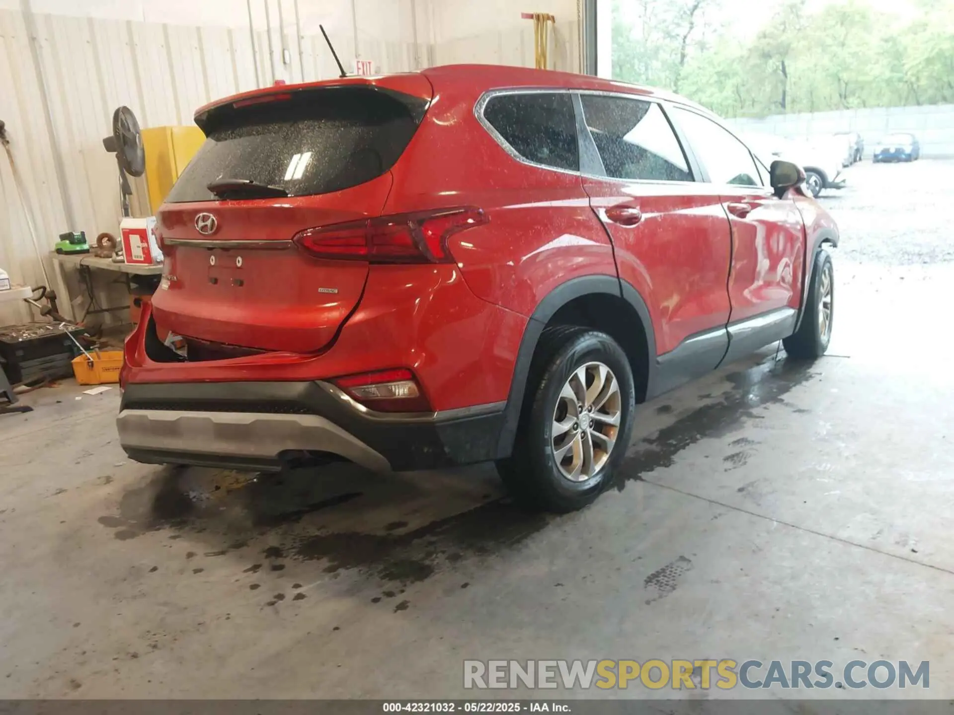 4 fotografías del automóvil dañado 5NMS2CAD9KH032647 HYUNDAI SANTA FE 2019