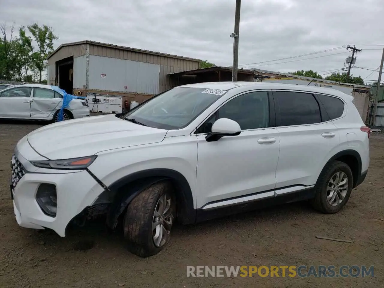 1 fotografías del automóvil dañado 5NMS2CAD9KH101983 HYUNDAI SANTA FE 2019