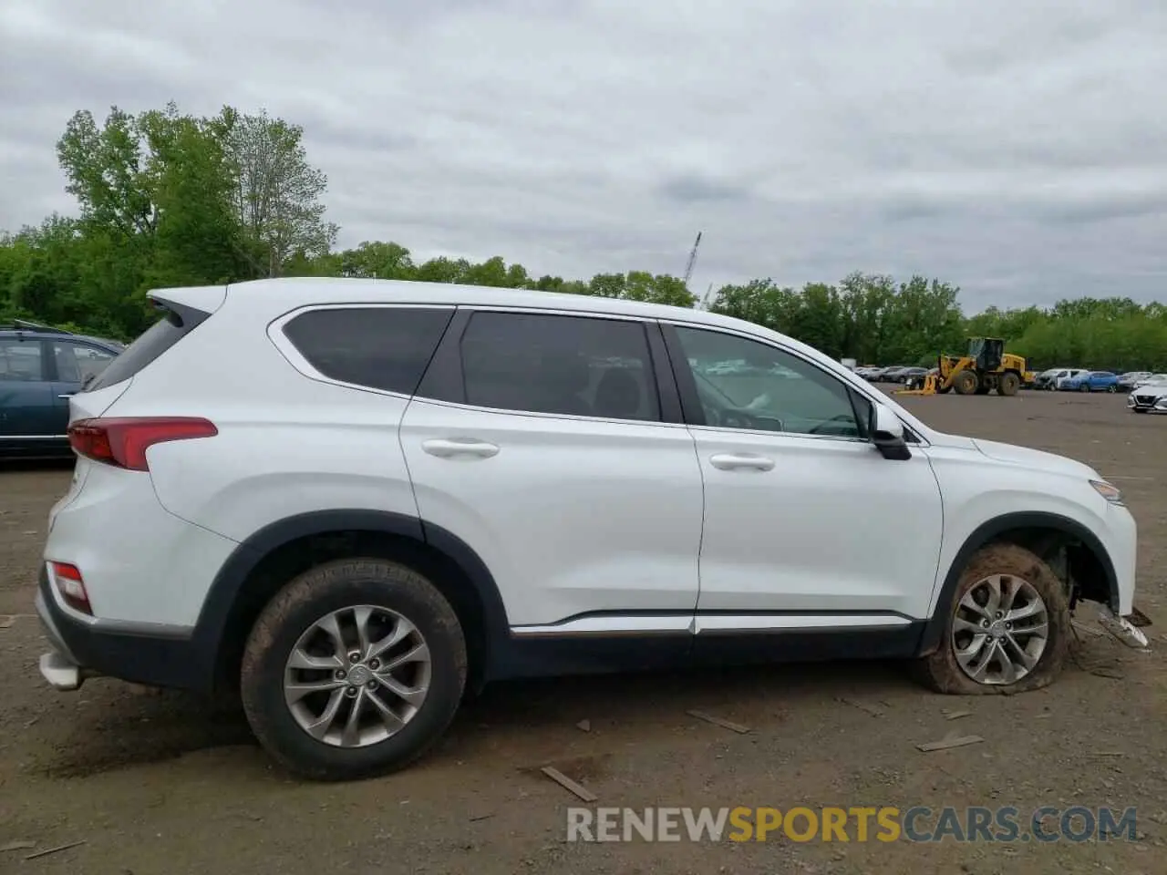3 fotografías del automóvil dañado 5NMS2CAD9KH101983 HYUNDAI SANTA FE 2019