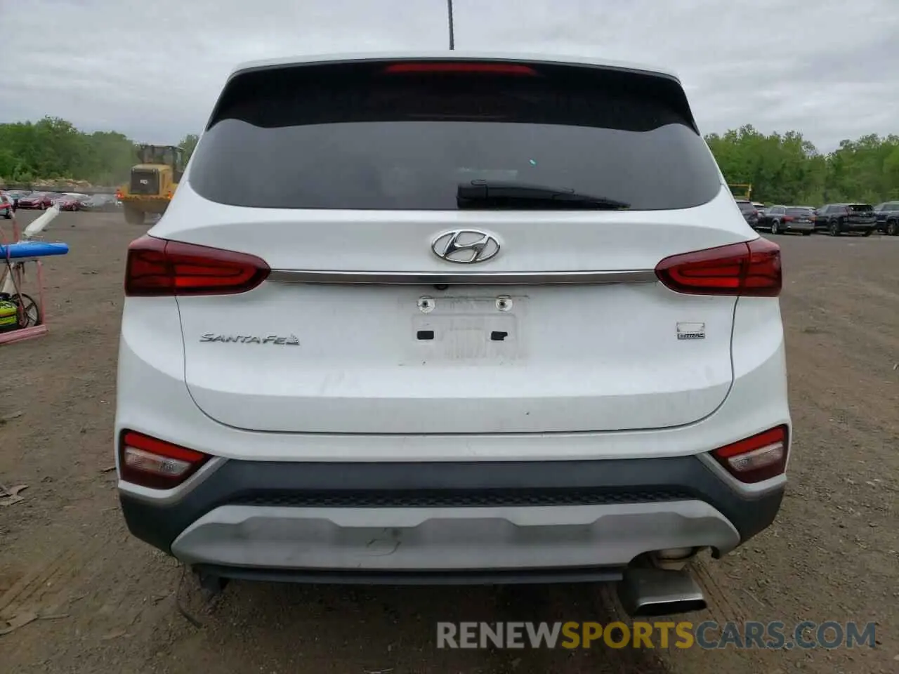 6 fotografías del automóvil dañado 5NMS2CAD9KH101983 HYUNDAI SANTA FE 2019