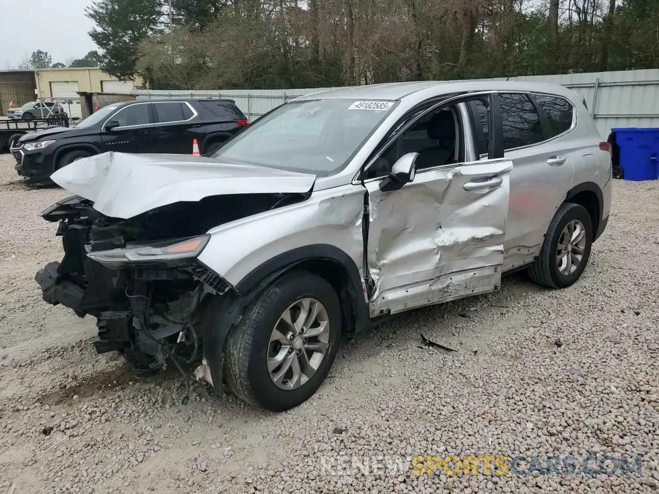 1 fotografías del automóvil dañado 5NMS2CAD9KH112871 HYUNDAI SANTA FE 2019