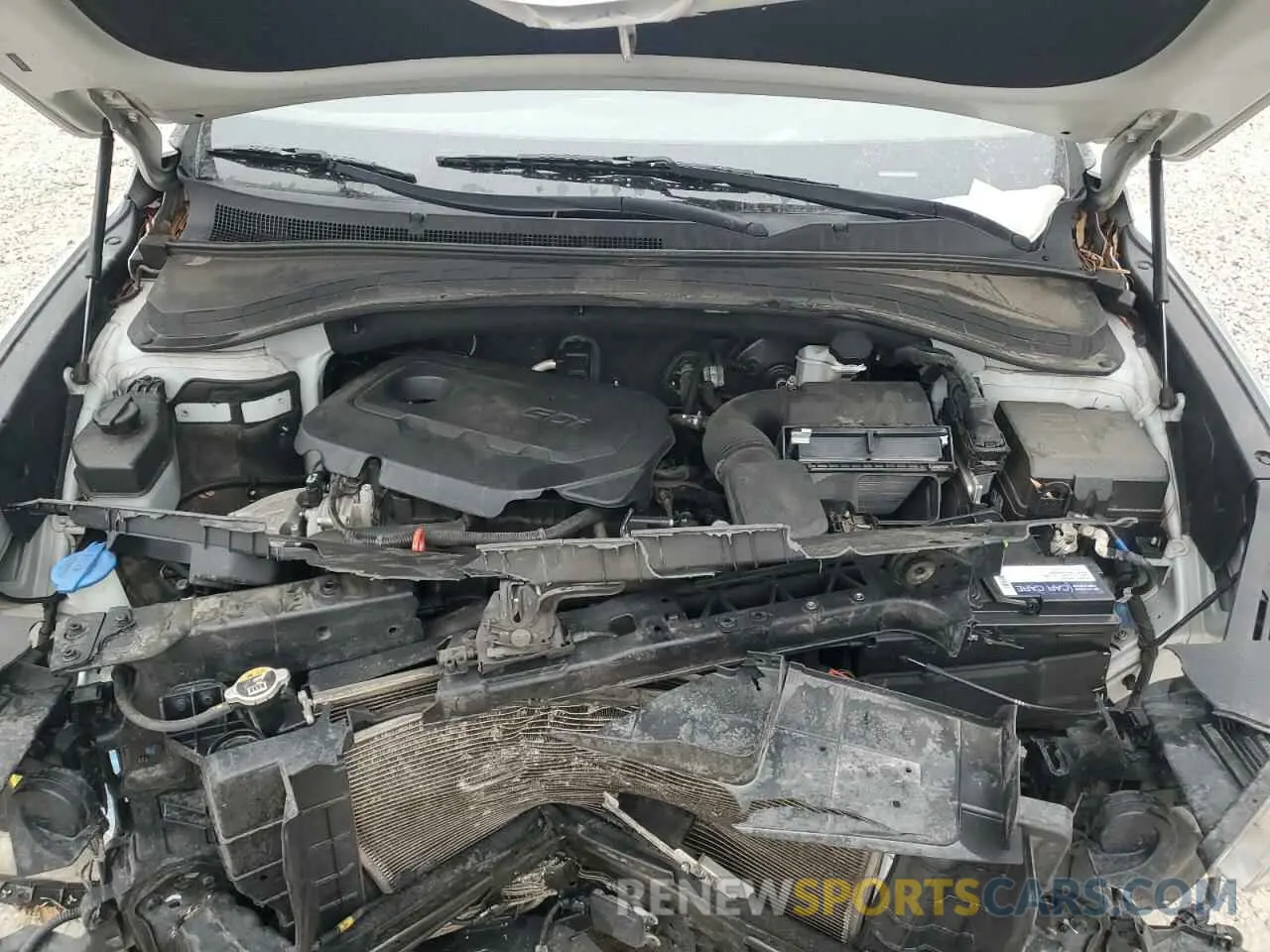 14 fotografías del automóvil dañado 5NMS2CAD9KH112871 HYUNDAI SANTA FE 2019