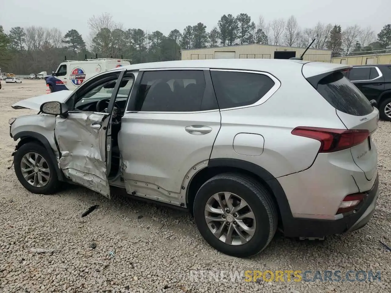2 fotografías del automóvil dañado 5NMS2CAD9KH112871 HYUNDAI SANTA FE 2019