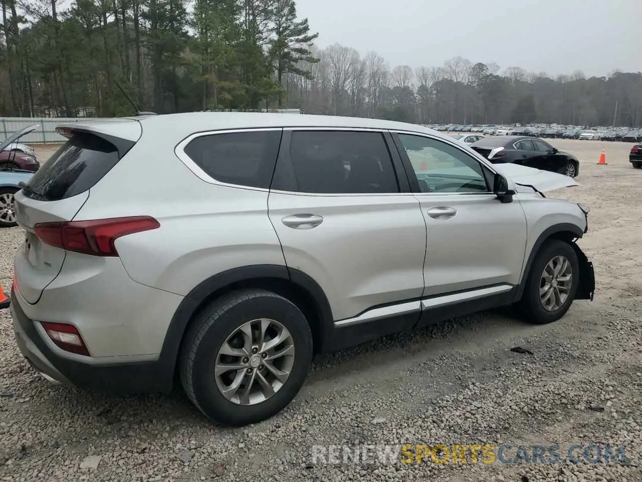 3 fotografías del automóvil dañado 5NMS2CAD9KH112871 HYUNDAI SANTA FE 2019