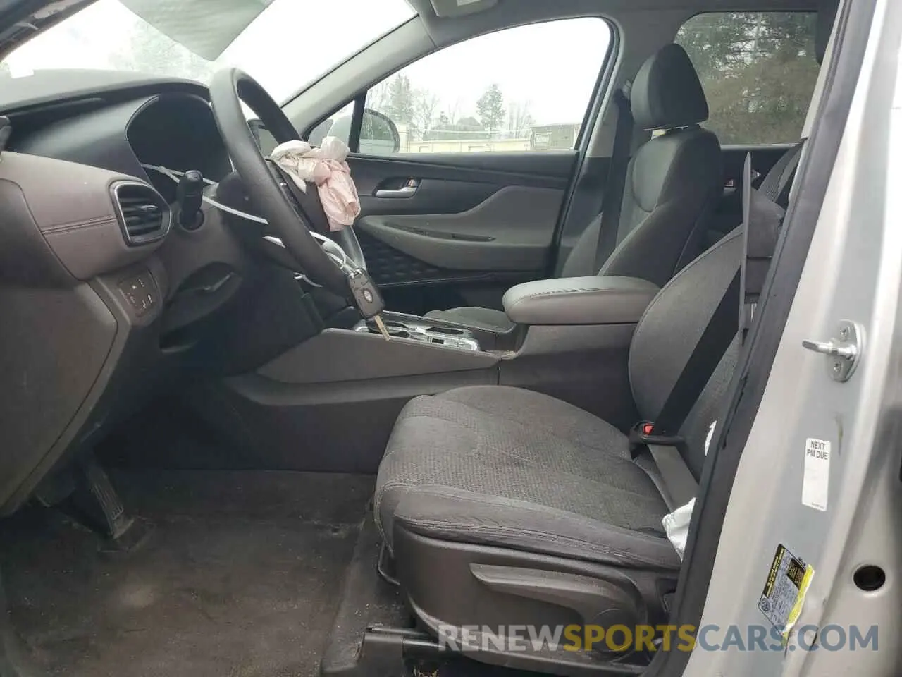 7 fotografías del automóvil dañado 5NMS2CAD9KH112871 HYUNDAI SANTA FE 2019