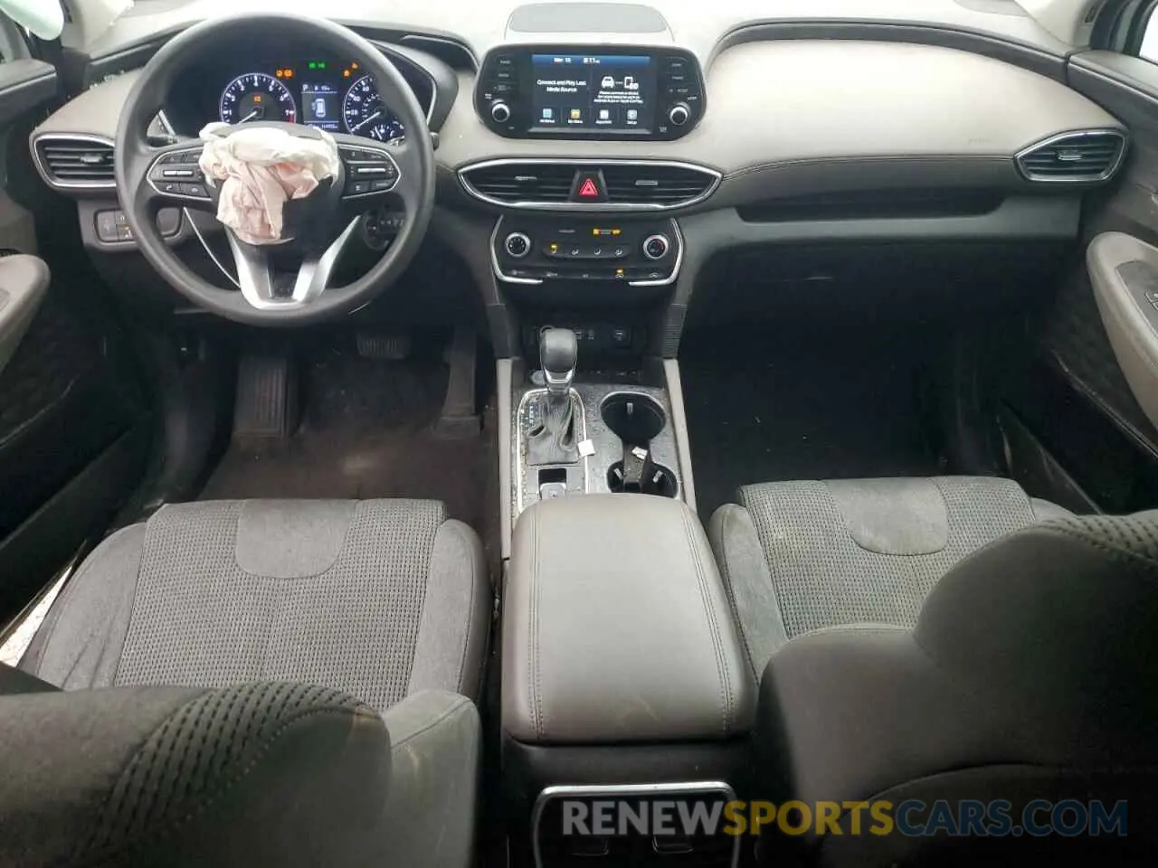 8 fotografías del automóvil dañado 5NMS2CAD9KH112871 HYUNDAI SANTA FE 2019