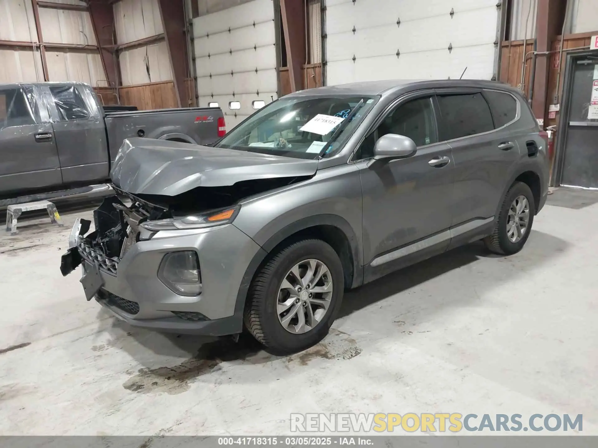 2 fotografías del automóvil dañado 5NMS2CAD9KH116189 HYUNDAI SANTA FE 2019