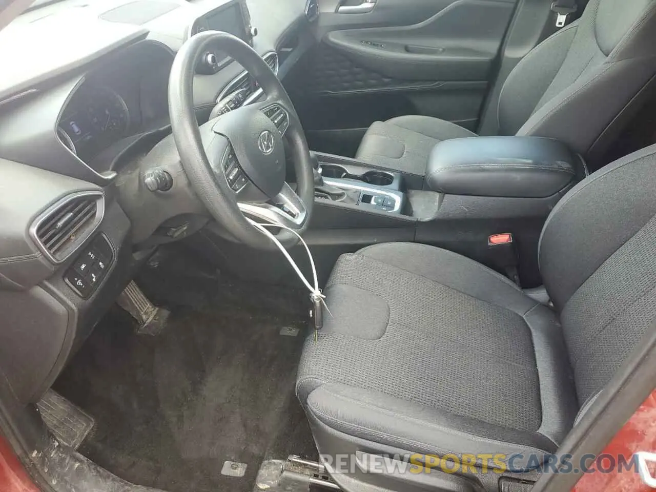 7 fotografías del automóvil dañado 5NMS2CAD9KH116905 HYUNDAI SANTA FE 2019