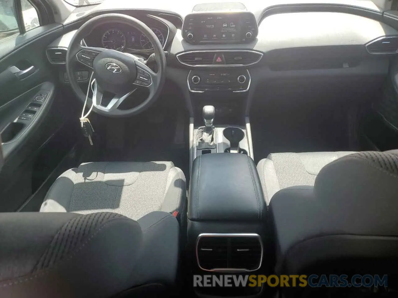 8 fotografías del automóvil dañado 5NMS2CAD9KH116905 HYUNDAI SANTA FE 2019