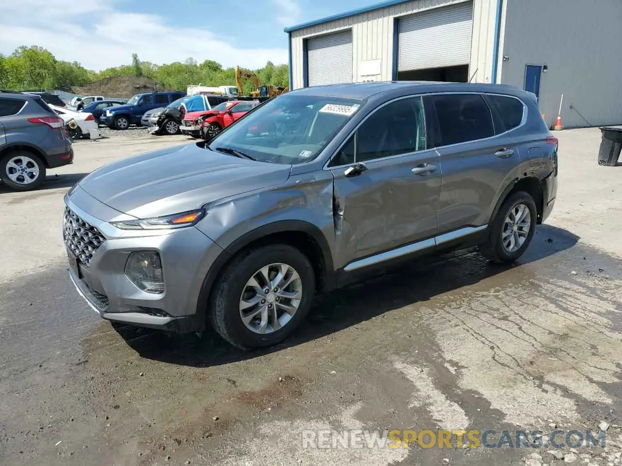 1 fotografías del automóvil dañado 5NMS2CAD9KH119190 HYUNDAI SANTA FE 2019