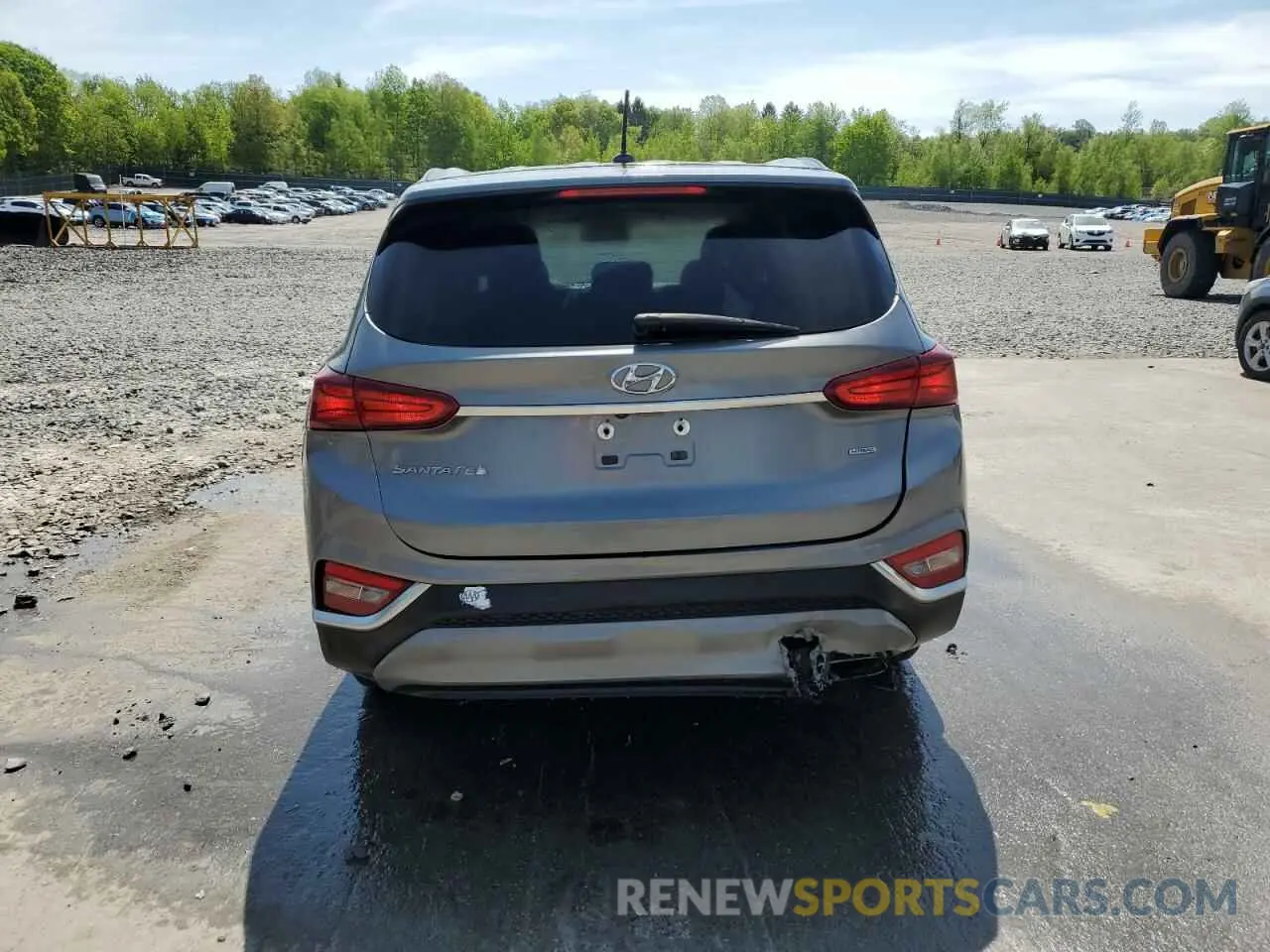6 fotografías del automóvil dañado 5NMS2CAD9KH119190 HYUNDAI SANTA FE 2019