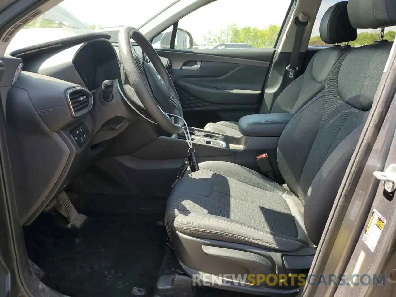 7 fotografías del automóvil dañado 5NMS2CAD9KH119190 HYUNDAI SANTA FE 2019