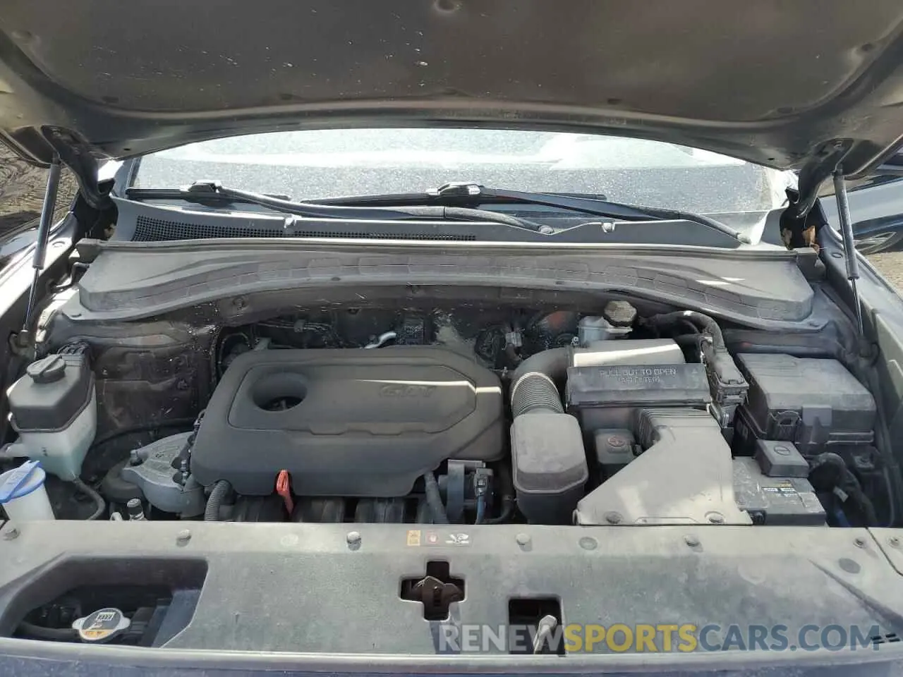 11 fotografías del automóvil dañado 5NMS2CADXKH036349 HYUNDAI SANTA FE 2019