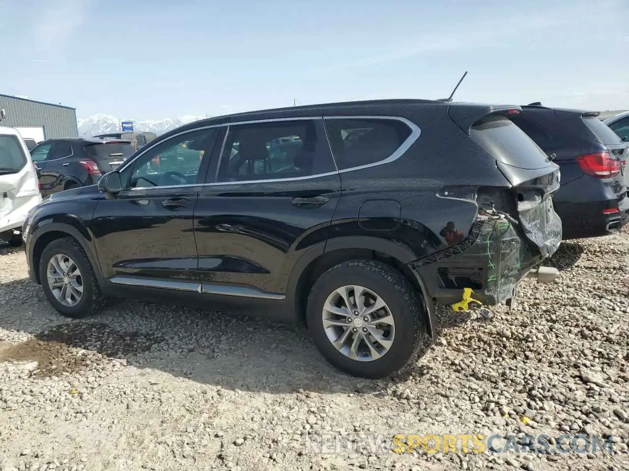 2 fotografías del automóvil dañado 5NMS2CADXKH036349 HYUNDAI SANTA FE 2019