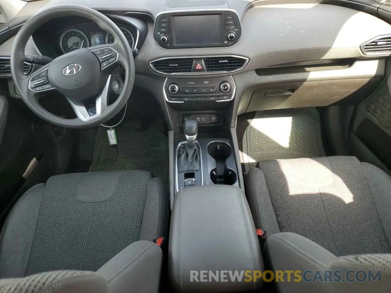 8 fotografías del automóvil dañado 5NMS2CADXKH036349 HYUNDAI SANTA FE 2019