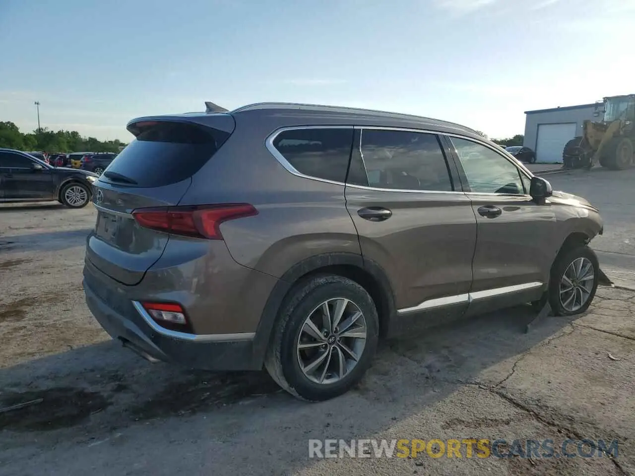 3 fotografías del automóvil dañado 5NMS33AD0KH053299 HYUNDAI SANTA FE 2019