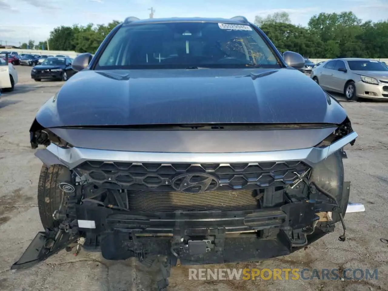 5 fotografías del automóvil dañado 5NMS33AD0KH053299 HYUNDAI SANTA FE 2019