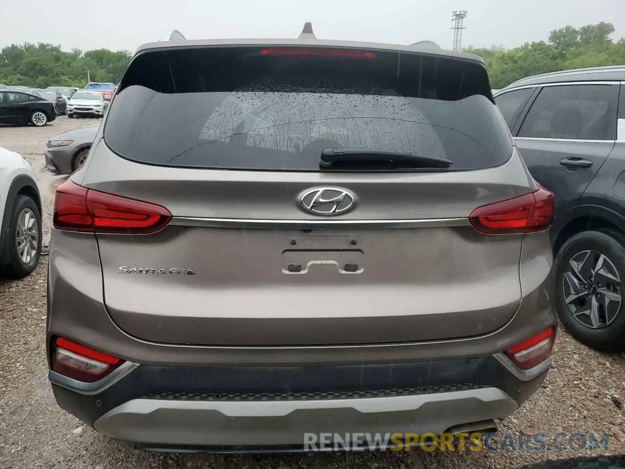 6 fotografías del automóvil dañado 5NMS33AD0KH053299 HYUNDAI SANTA FE 2019
