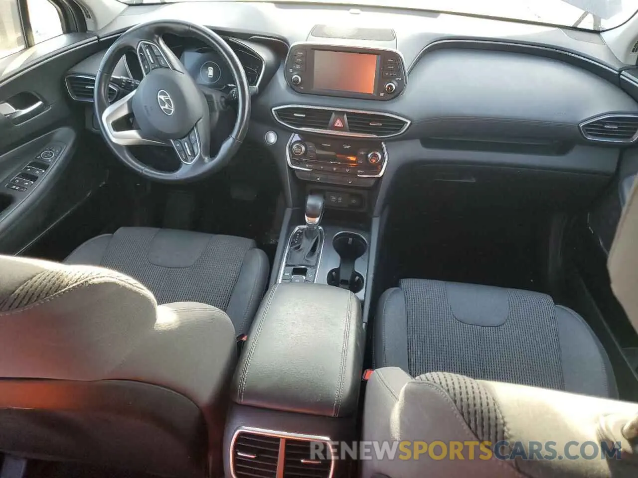 8 fotografías del automóvil dañado 5NMS33AD0KH053299 HYUNDAI SANTA FE 2019