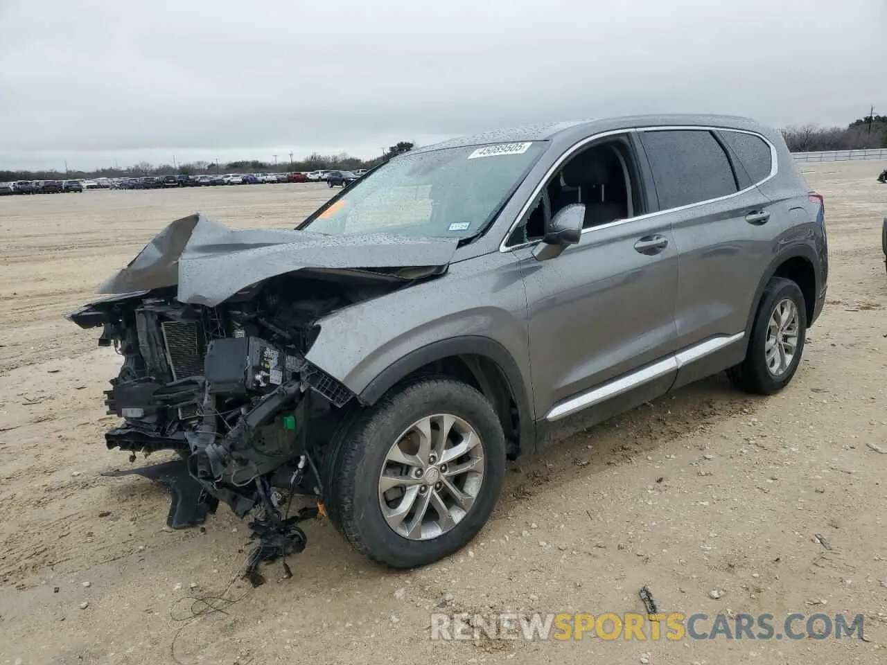 1 fotografías del automóvil dañado 5NMS33AD0KH055473 HYUNDAI SANTA FE 2019