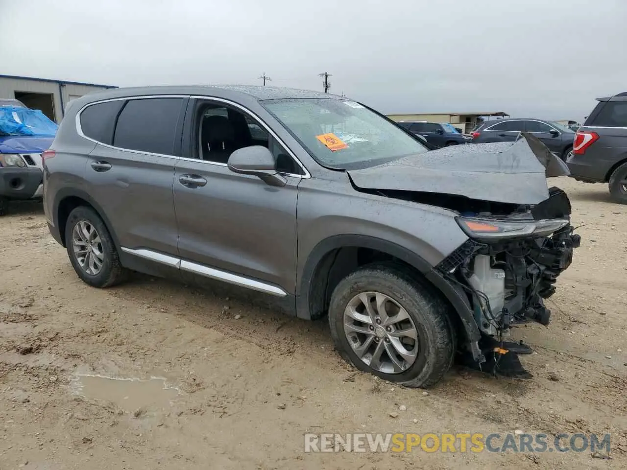 4 fotografías del automóvil dañado 5NMS33AD0KH055473 HYUNDAI SANTA FE 2019