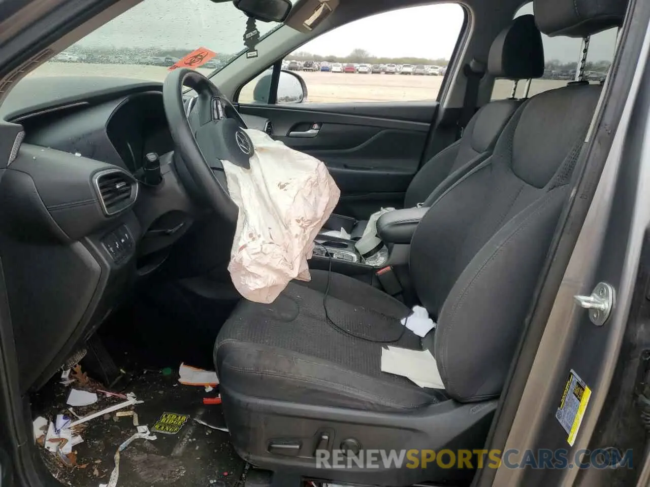 7 fotografías del automóvil dañado 5NMS33AD0KH055473 HYUNDAI SANTA FE 2019