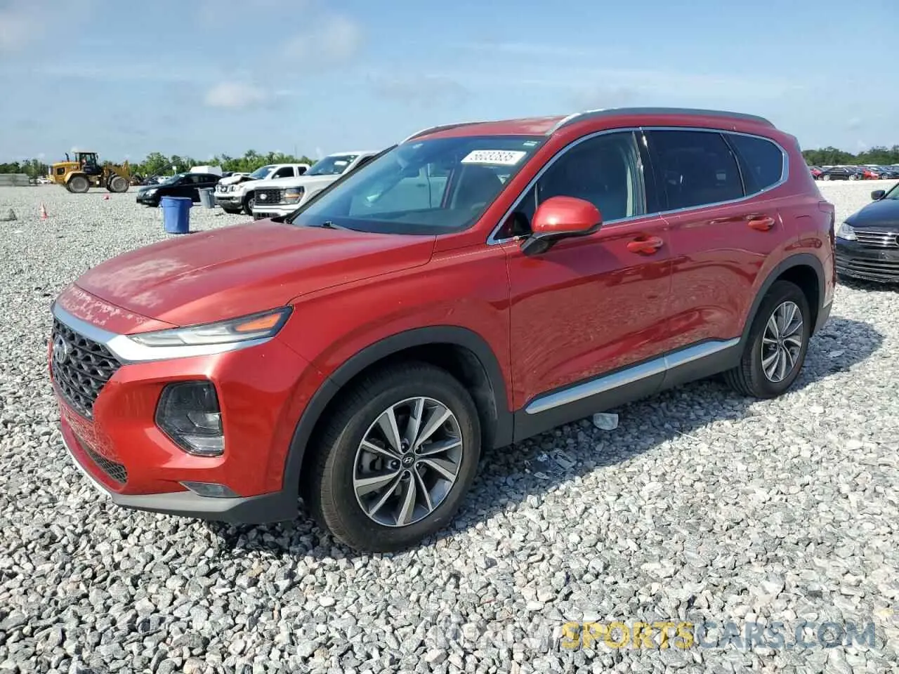1 fotografías del automóvil dañado 5NMS33AD1KH033871 HYUNDAI SANTA FE 2019