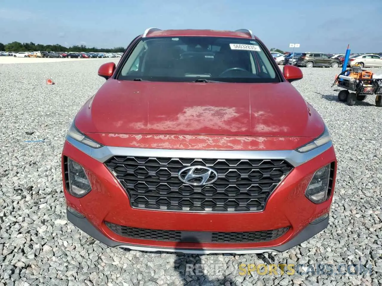 5 fotografías del automóvil dañado 5NMS33AD1KH033871 HYUNDAI SANTA FE 2019