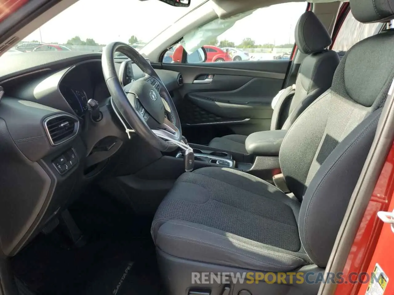 7 fotografías del automóvil dañado 5NMS33AD1KH033871 HYUNDAI SANTA FE 2019
