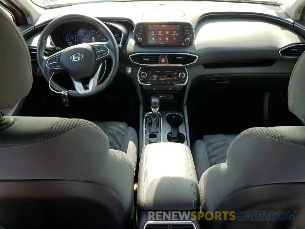 8 fotografías del automóvil dañado 5NMS33AD1KH033871 HYUNDAI SANTA FE 2019