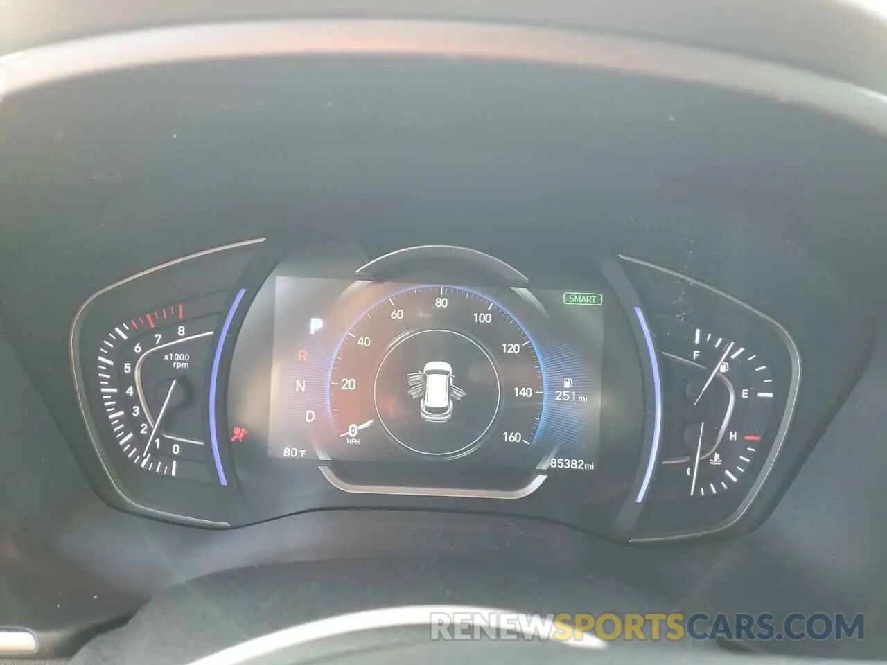 9 fotografías del automóvil dañado 5NMS33AD1KH033871 HYUNDAI SANTA FE 2019