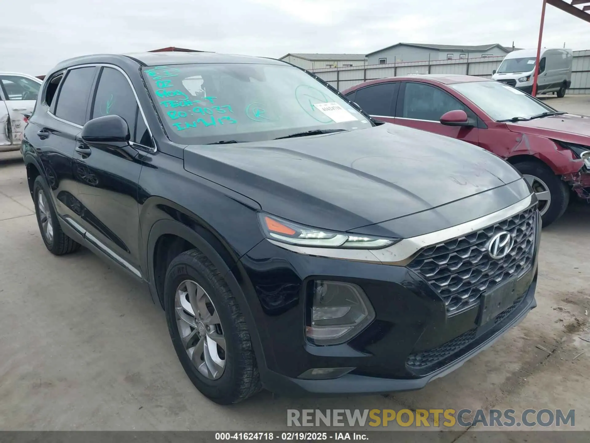 1 fotografías del automóvil dañado 5NMS33AD2KH068726 HYUNDAI SANTA FE 2019