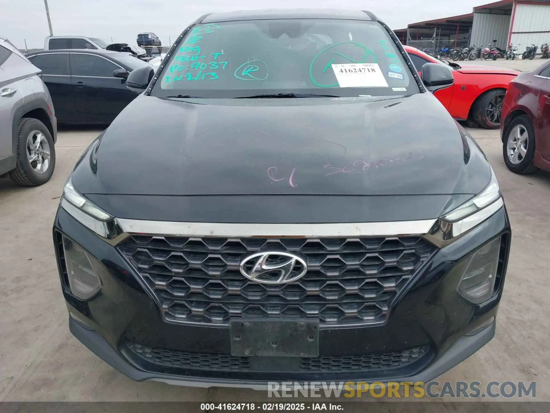 13 fotografías del automóvil dañado 5NMS33AD2KH068726 HYUNDAI SANTA FE 2019