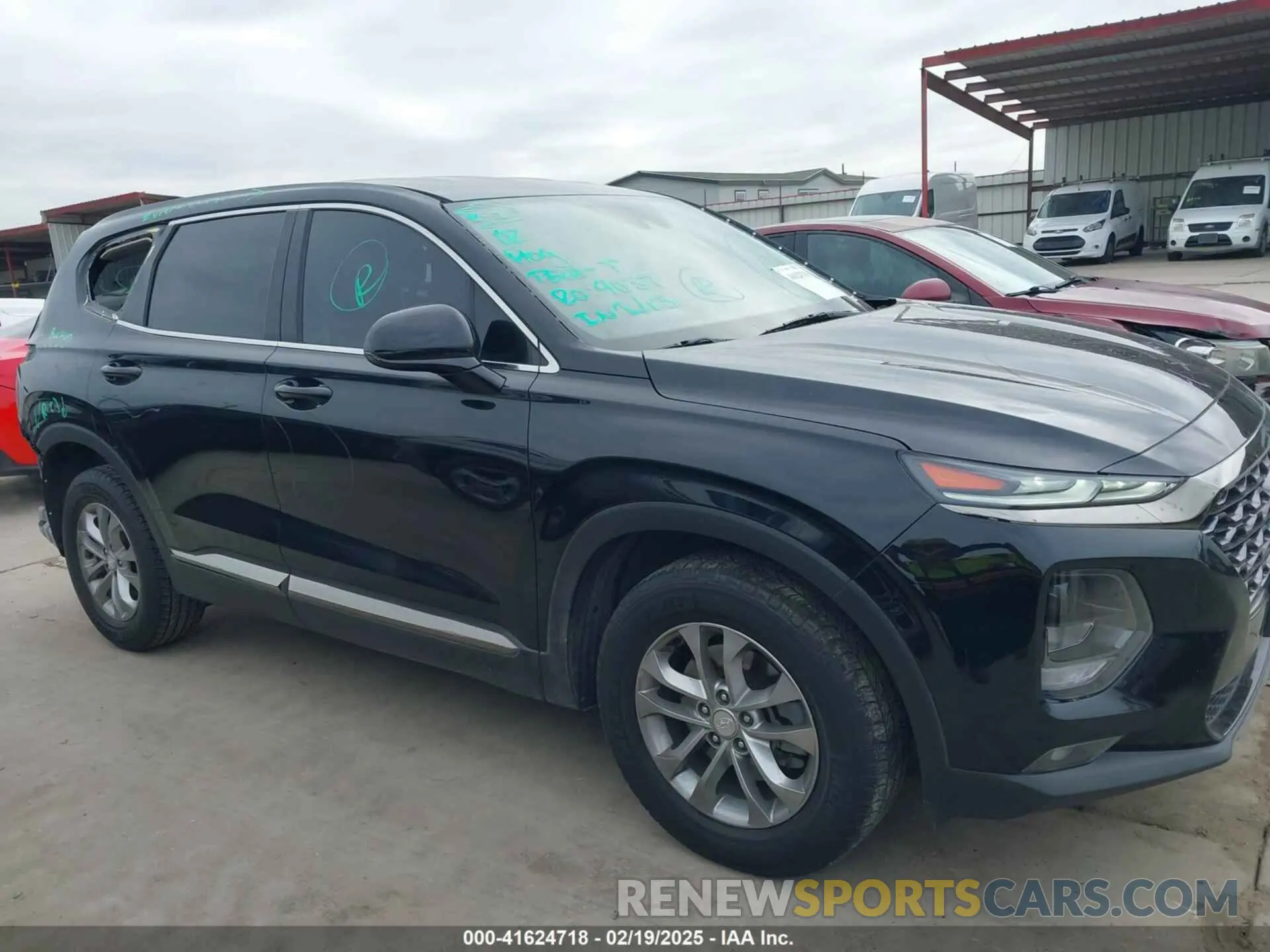 14 fotografías del automóvil dañado 5NMS33AD2KH068726 HYUNDAI SANTA FE 2019