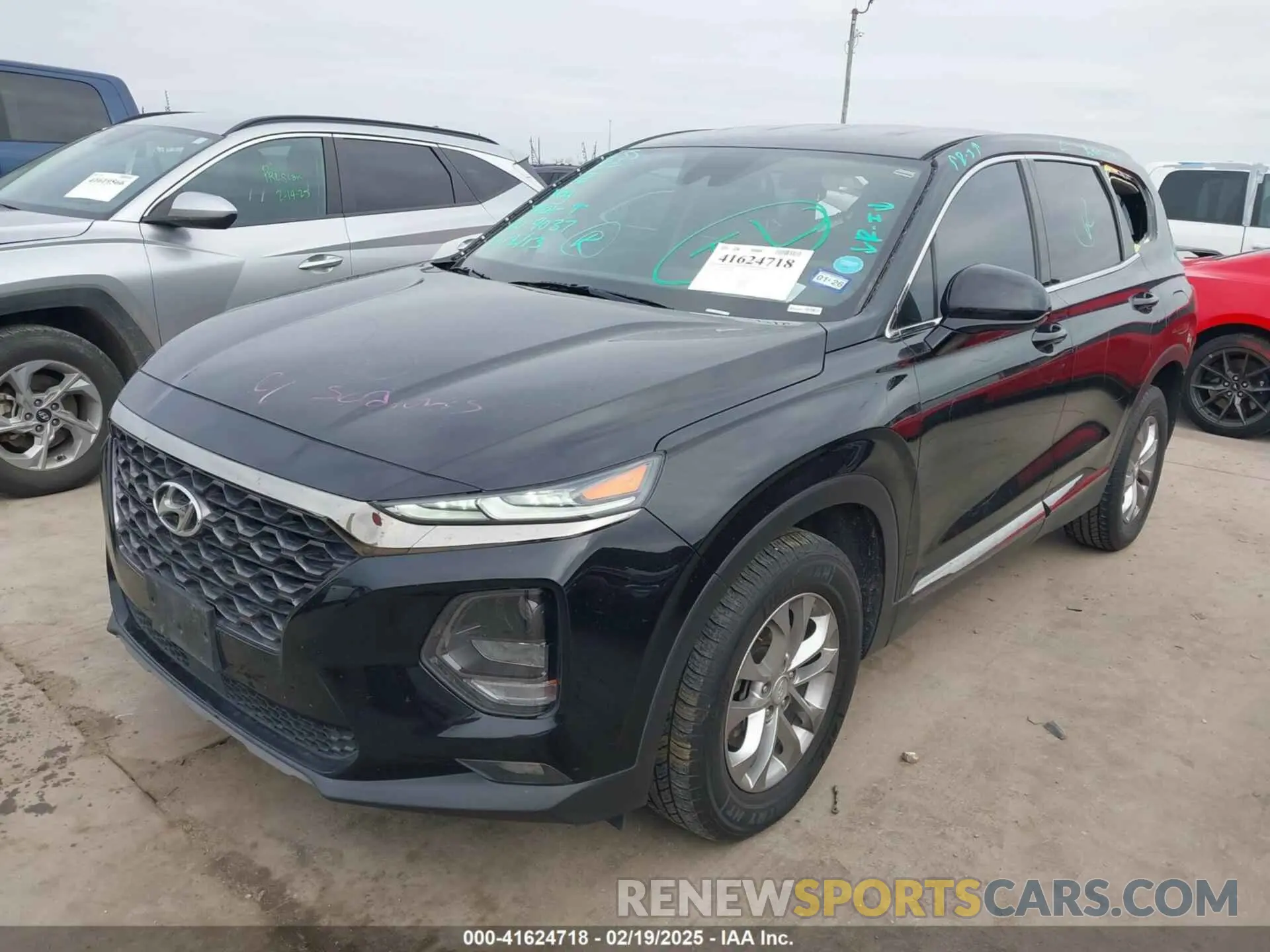 2 fotografías del automóvil dañado 5NMS33AD2KH068726 HYUNDAI SANTA FE 2019