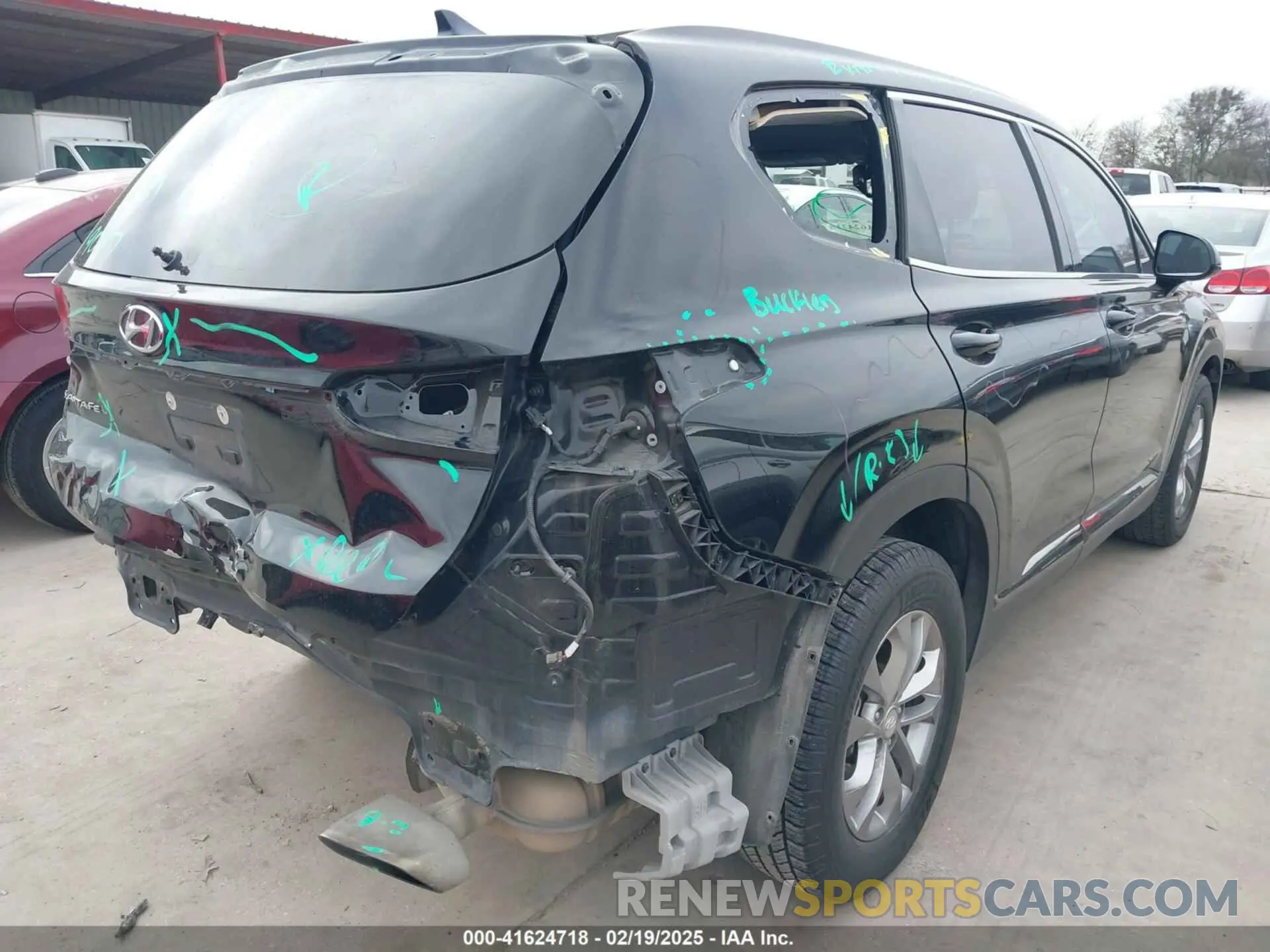4 fotografías del automóvil dañado 5NMS33AD2KH068726 HYUNDAI SANTA FE 2019