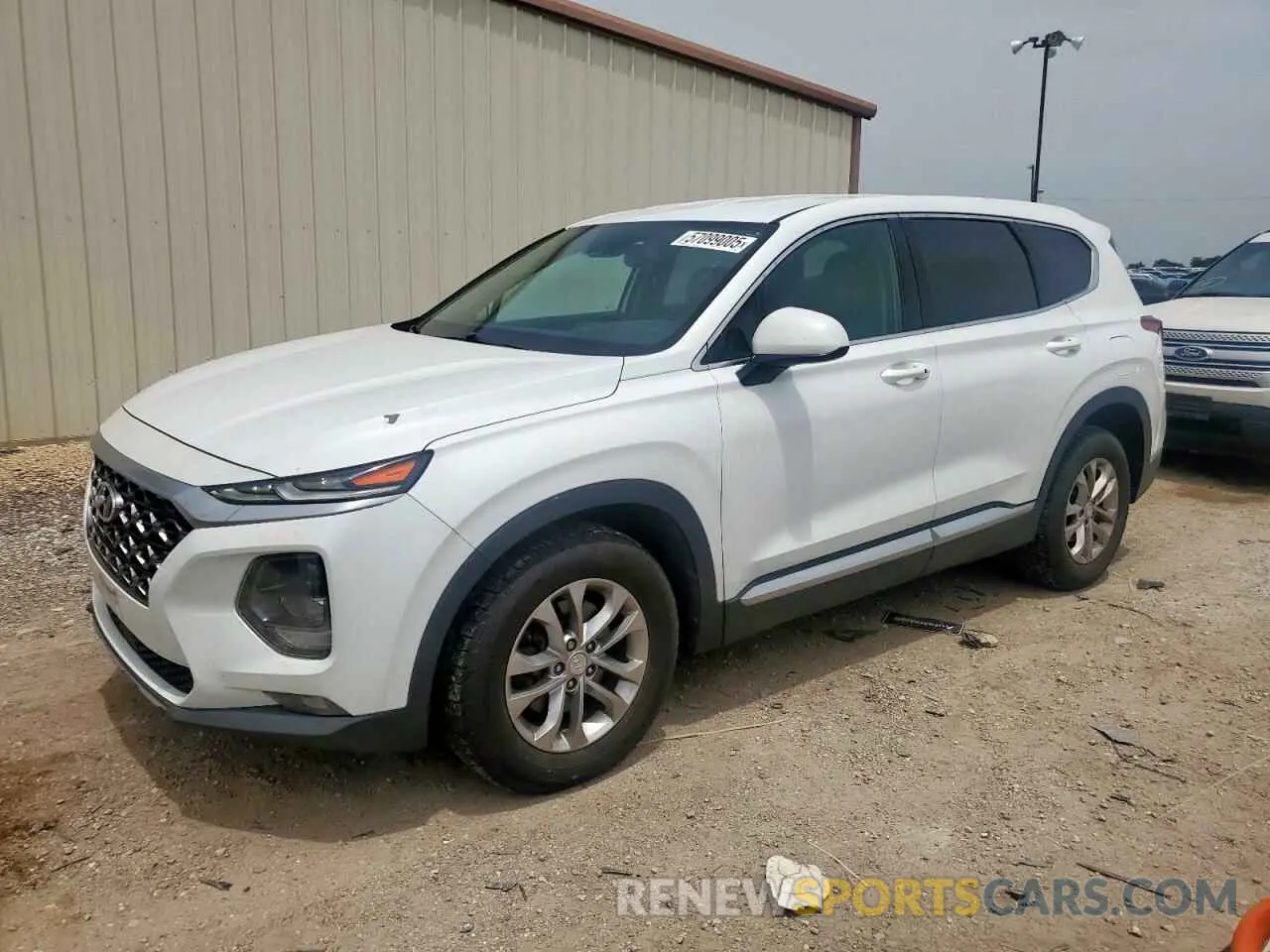 1 fotografías del automóvil dañado 5NMS33AD2KH096638 HYUNDAI SANTA FE 2019