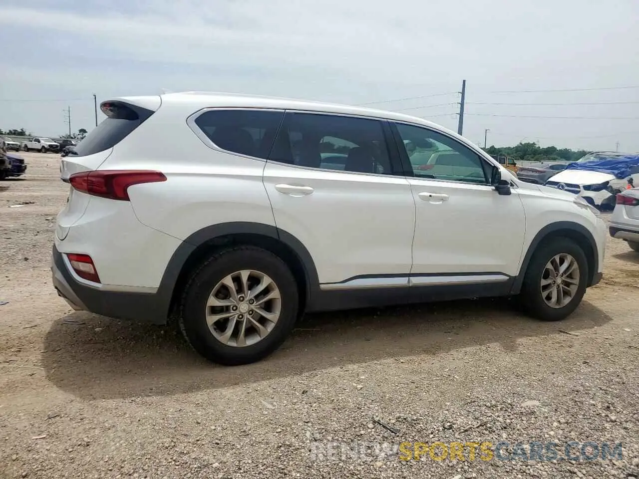 3 fotografías del automóvil dañado 5NMS33AD2KH096638 HYUNDAI SANTA FE 2019