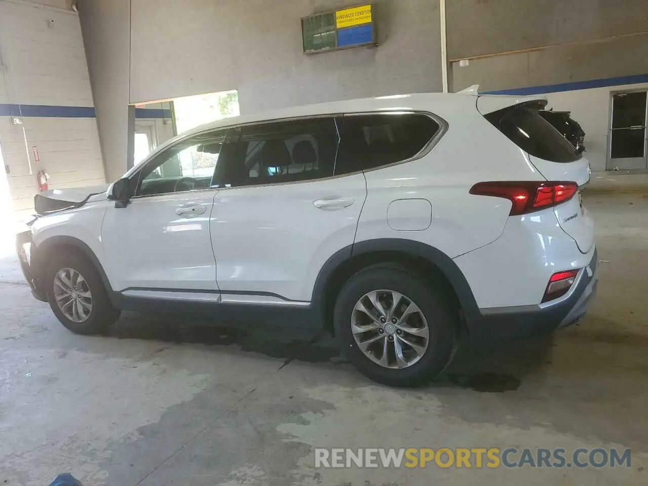 2 fotografías del automóvil dañado 5NMS33AD3KH004579 HYUNDAI SANTA FE 2019