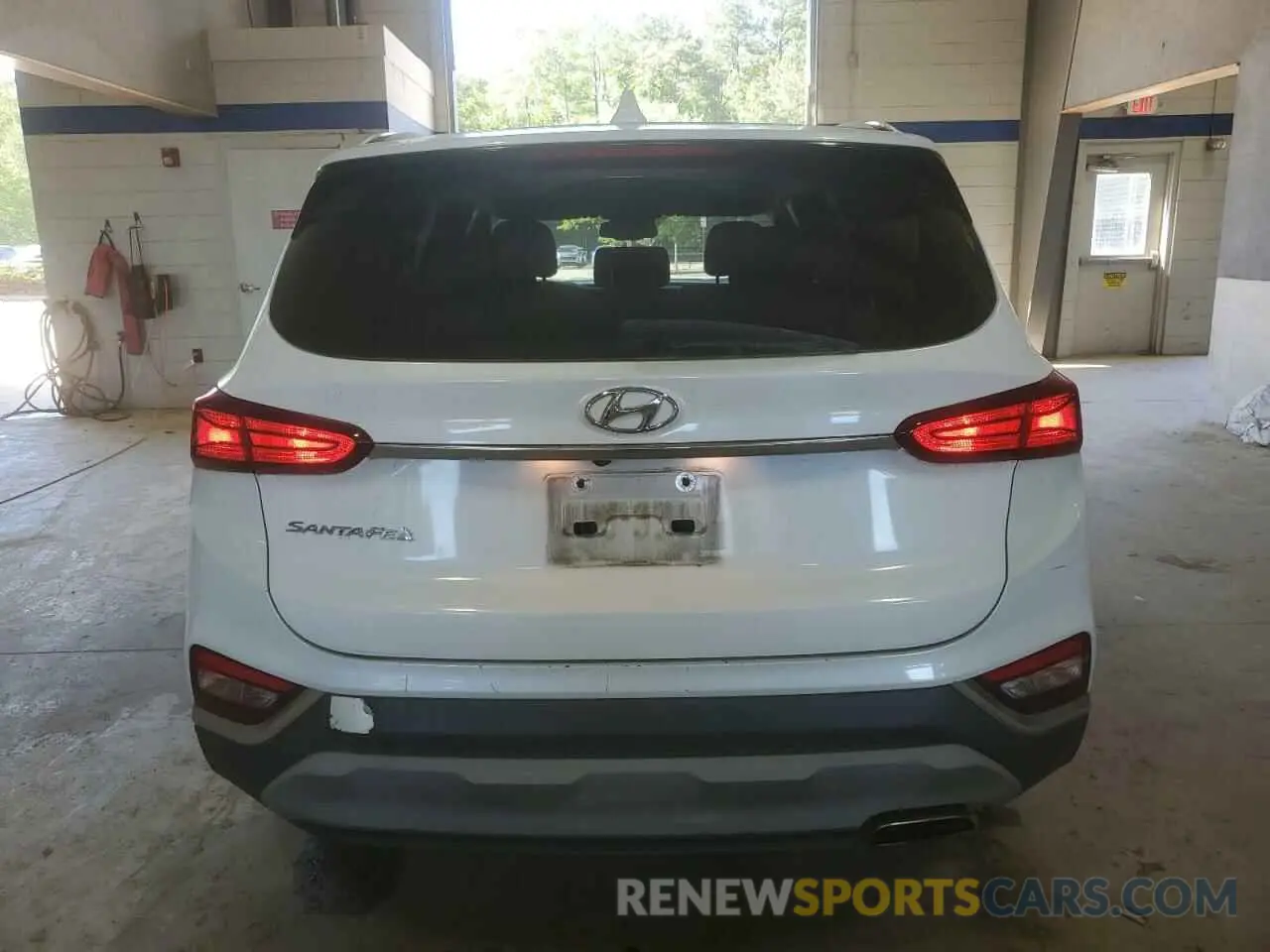 6 fotografías del automóvil dañado 5NMS33AD3KH004579 HYUNDAI SANTA FE 2019