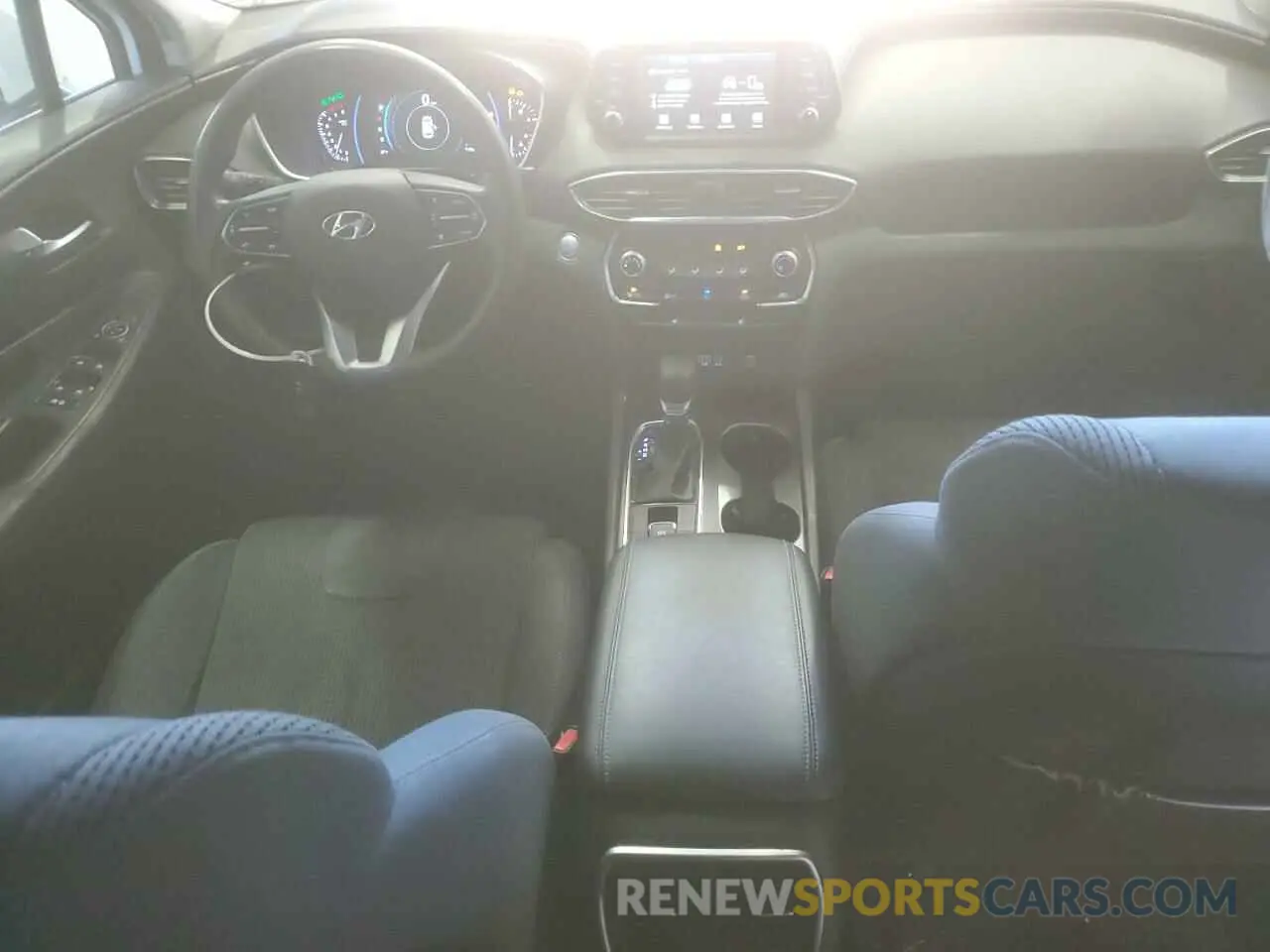 8 fotografías del automóvil dañado 5NMS33AD3KH004579 HYUNDAI SANTA FE 2019