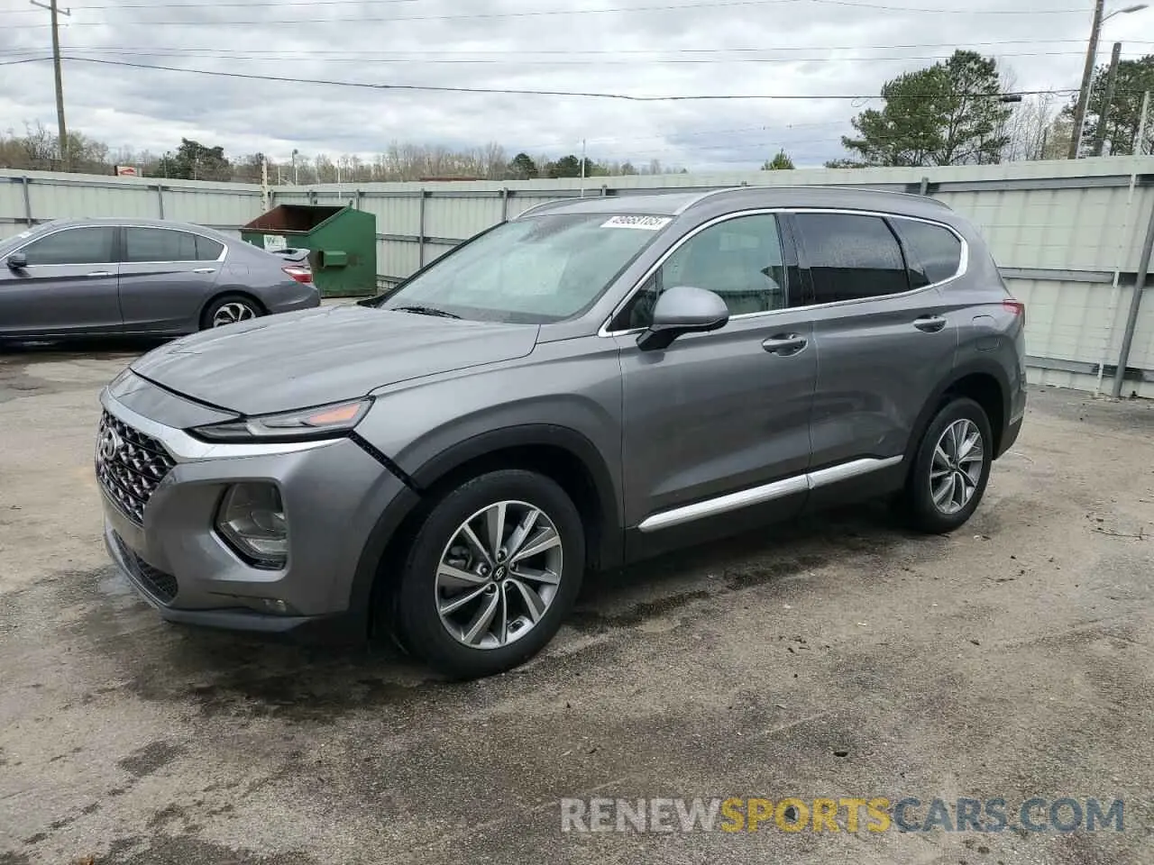 1 fotografías del automóvil dañado 5NMS33AD4KH004705 HYUNDAI SANTA FE 2019