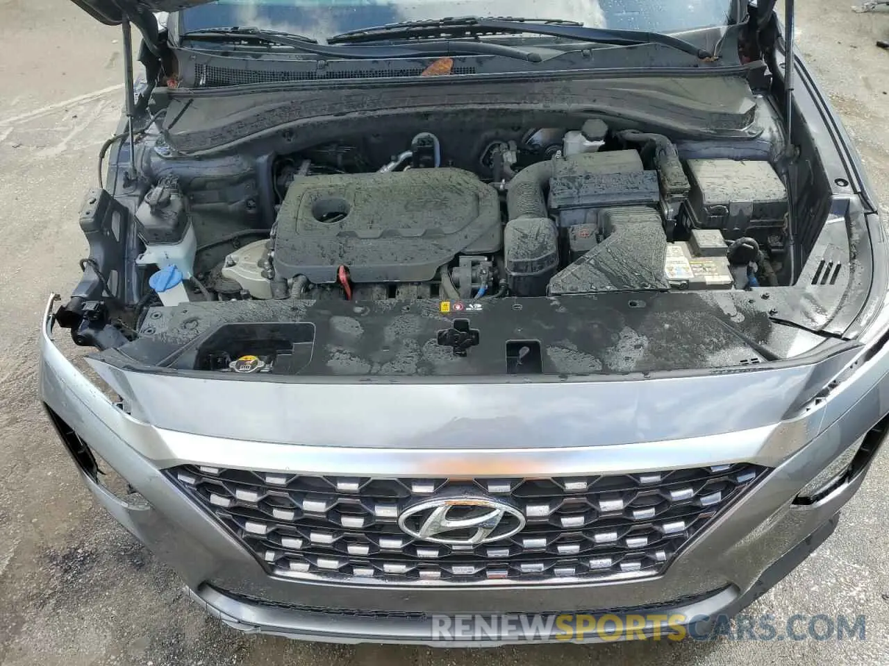 12 fotografías del automóvil dañado 5NMS33AD4KH004705 HYUNDAI SANTA FE 2019