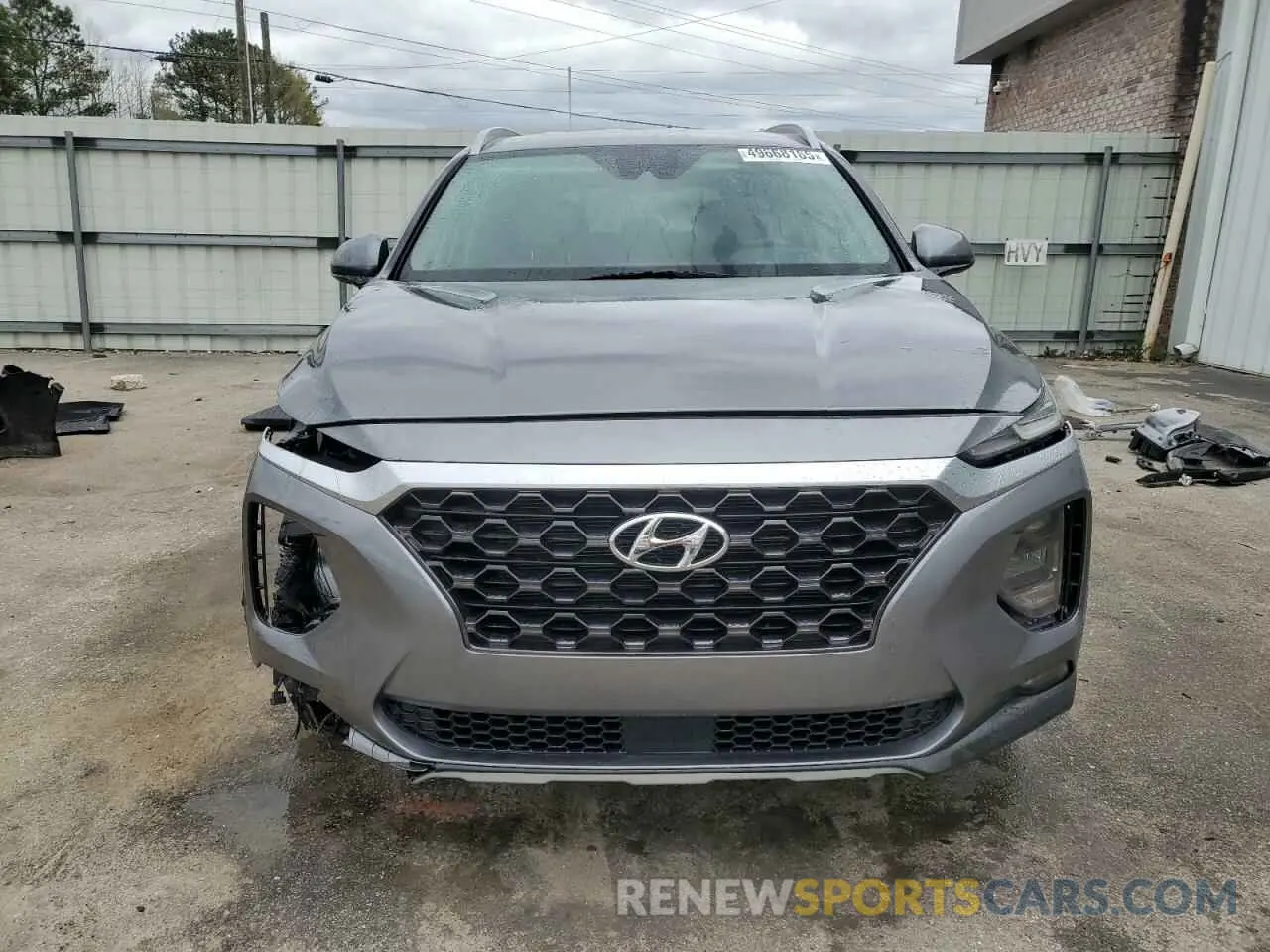 5 fotografías del automóvil dañado 5NMS33AD4KH004705 HYUNDAI SANTA FE 2019