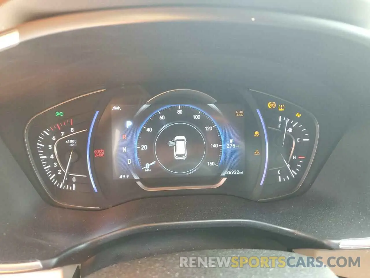 9 fotografías del automóvil dañado 5NMS33AD4KH004705 HYUNDAI SANTA FE 2019