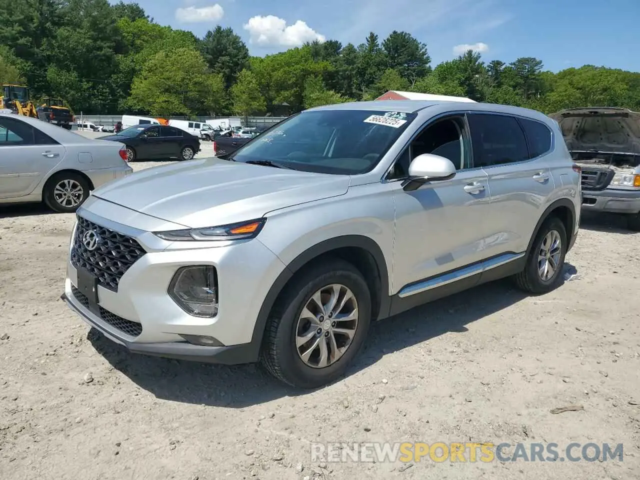 1 fotografías del automóvil dañado 5NMS33AD4KH048655 HYUNDAI SANTA FE 2019