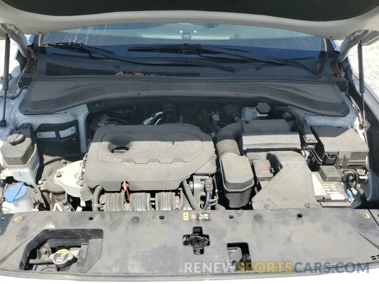 12 fotografías del automóvil dañado 5NMS33AD4KH048655 HYUNDAI SANTA FE 2019